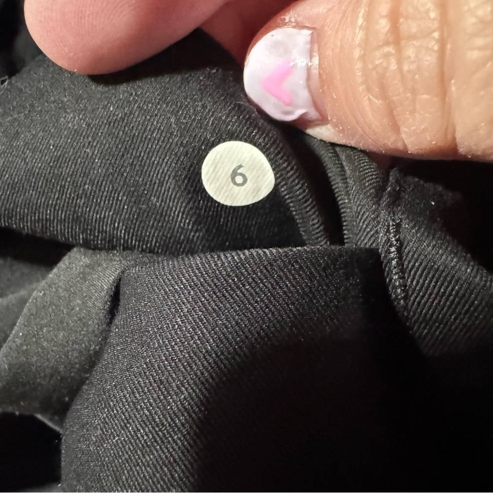 Lululemon dressy black ankle pants Size 6 - Picture 6 of 7